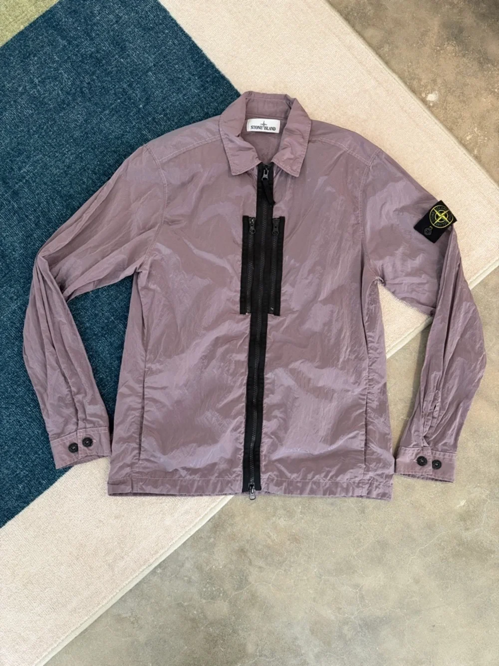 Stone Island Nylon Metal Overshirt Lilac